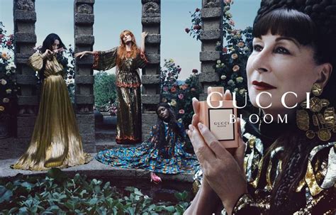 gucci bloom advertisement|anjelica huston today.